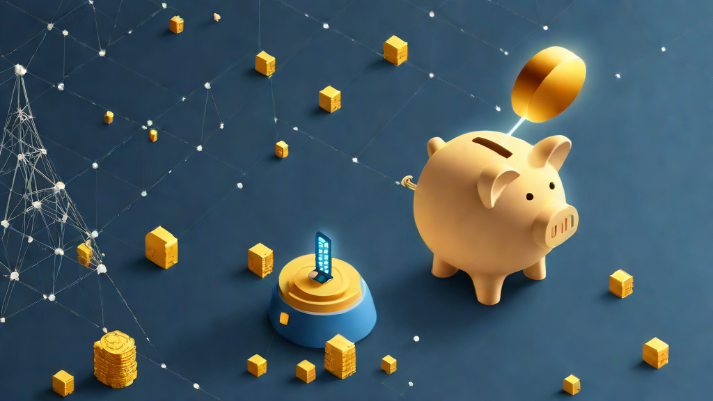Illustration of a piggy bank receiving coins from a satellite antenna, representing the doubled Starlink Standby Mode fee