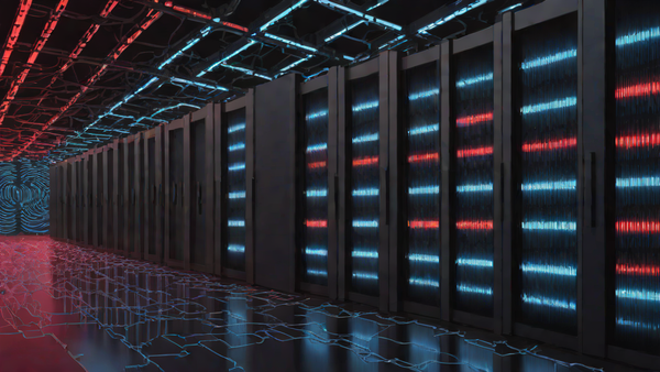 Dark server room with glowing red and blue racks and a holographic broken padlock representing the cPanel CVE-2026-41940 authentication bypass